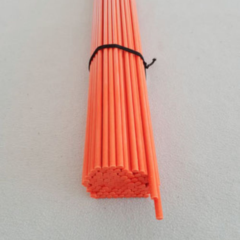 Markierstab Fiberglas orange 7mmx130cm (100 Stk Markierstab Fiberglas orange 7mmx130cm (100 Stk